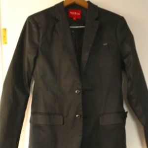 Men's Small Blazer Jacket Dark Charcoal